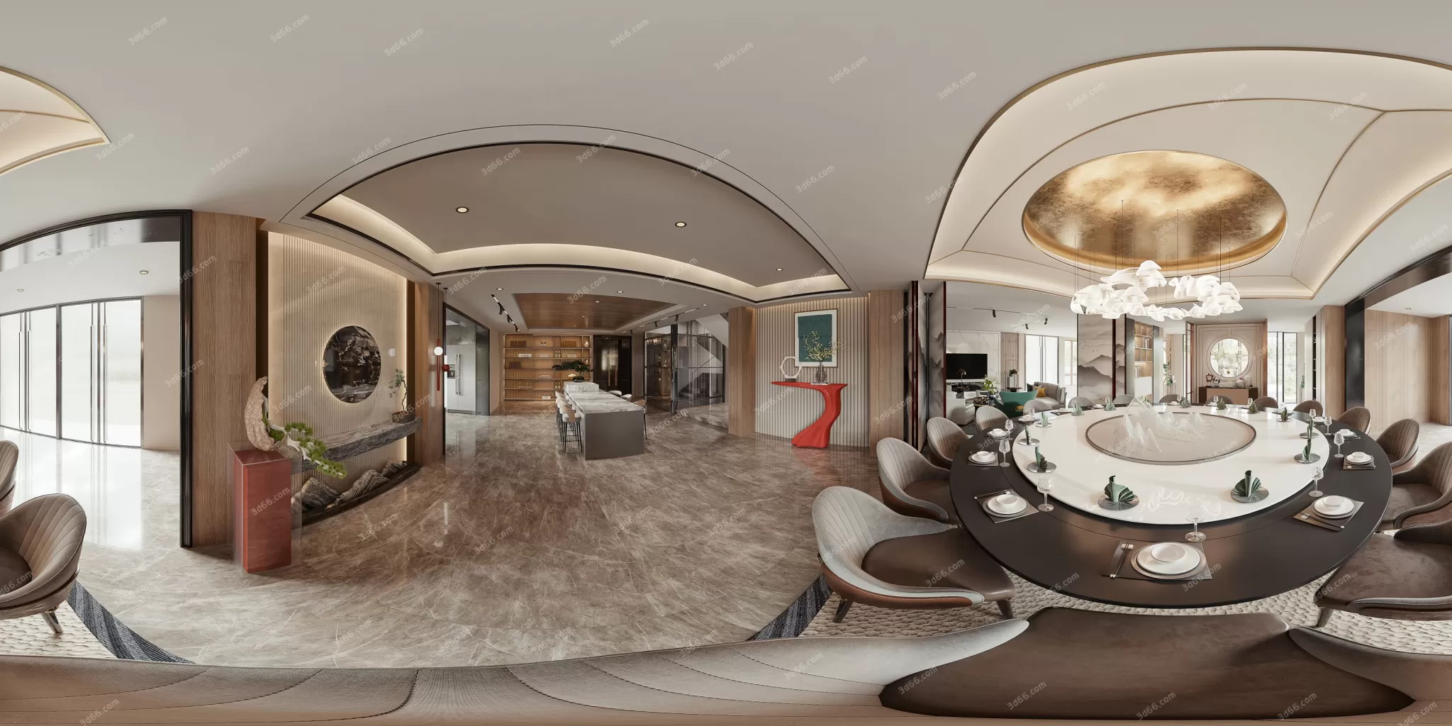 3DSKYFREE – HOME SCENES - HOME BLOCKS 3DS MAX MODELS