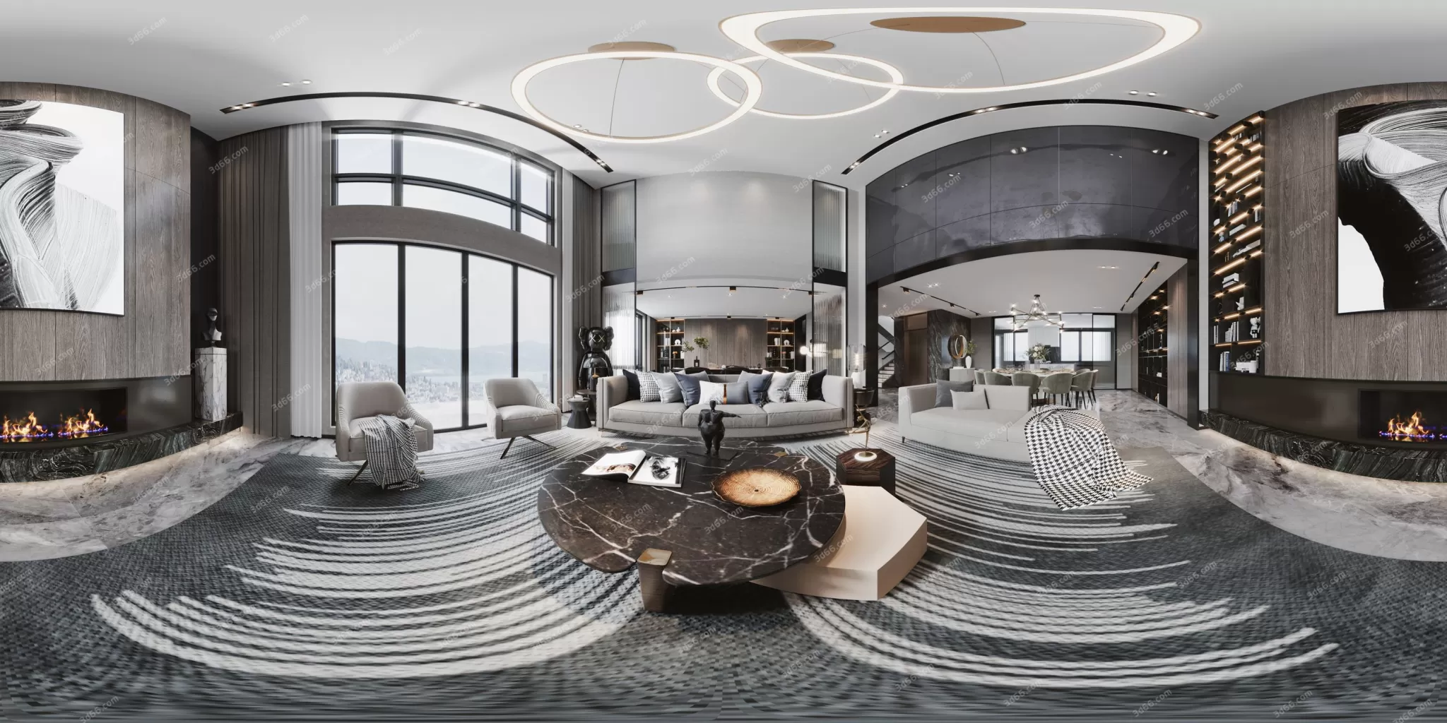 3DSKYFREE – HOME SCENES - HOME BLOCKS 3DS MAX MODELS