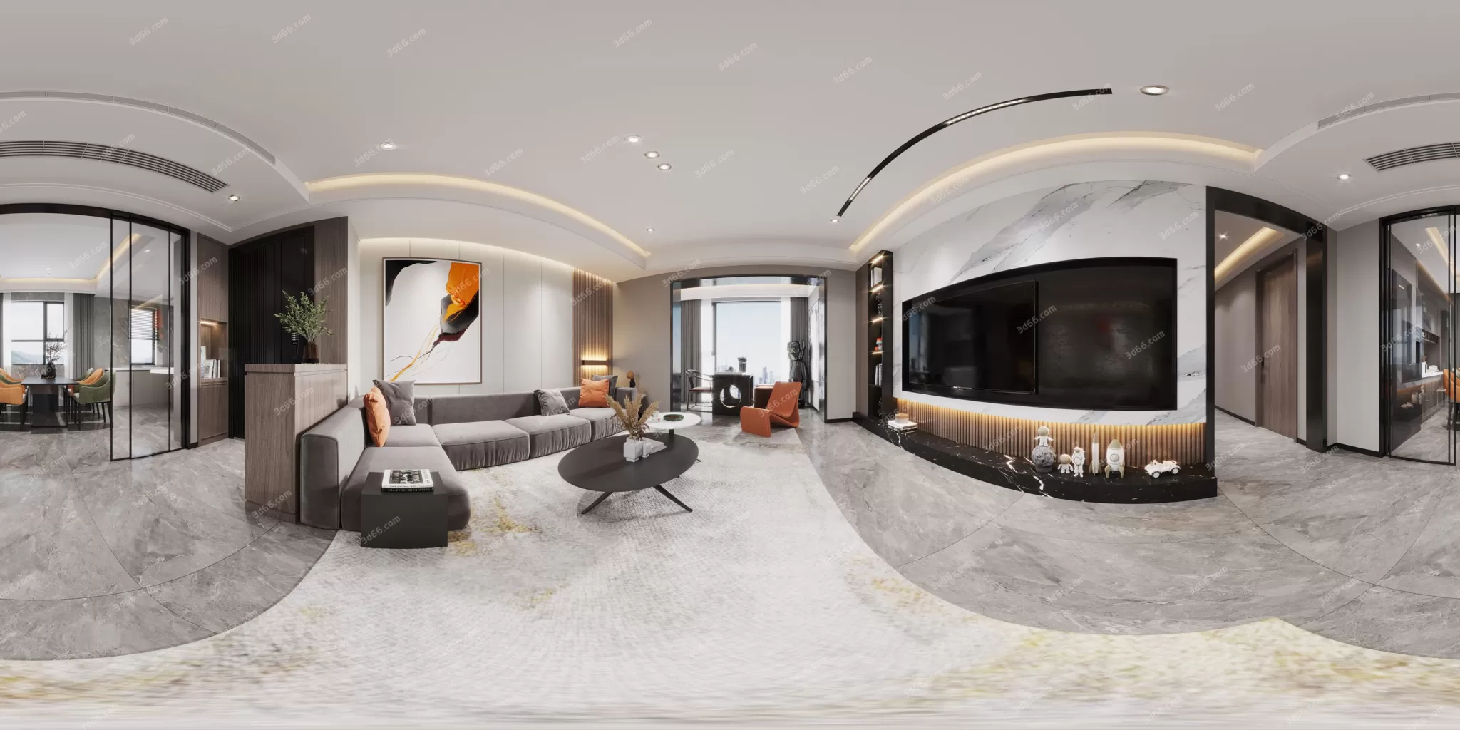 3DSKYFREE – HOME SCENES - HOME BLOCKS 3DS MAX MODELS