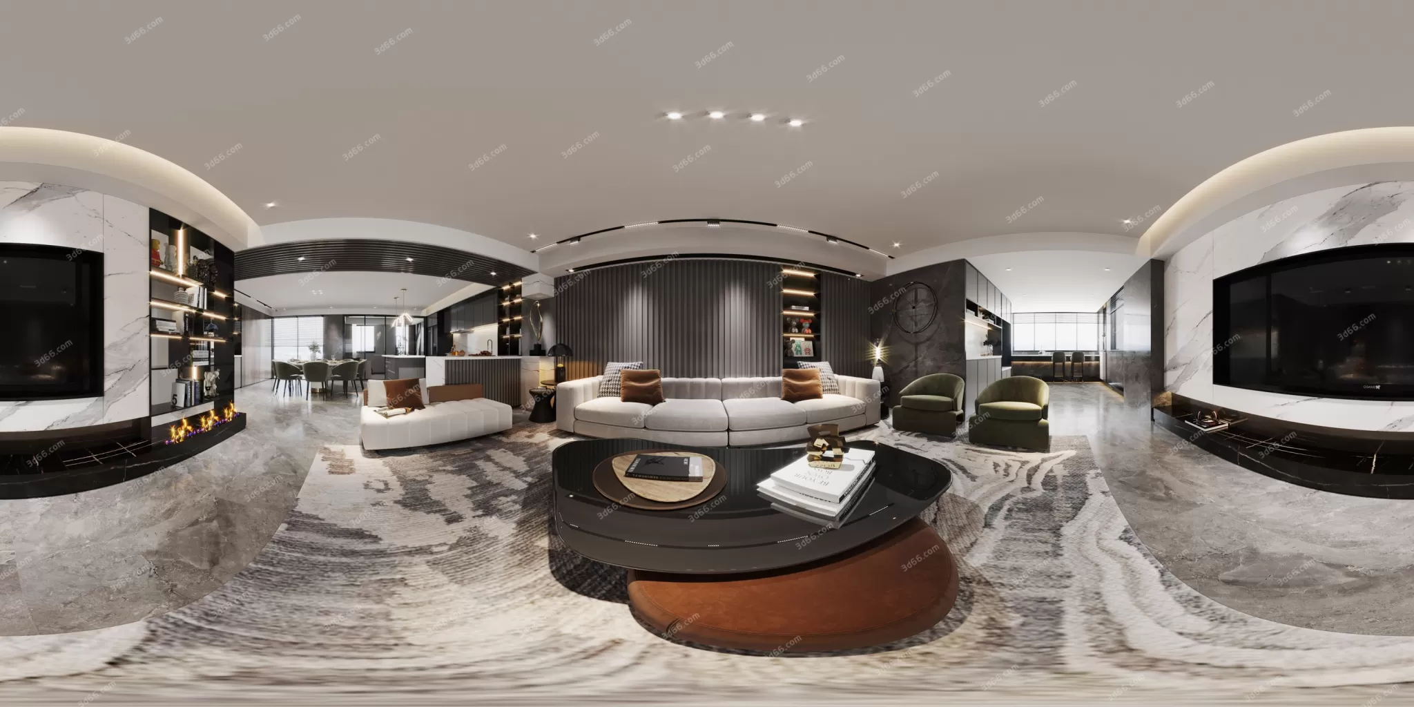 3DSKYFREE – HOME SCENES - HOME BLOCKS 3DS MAX MODELS