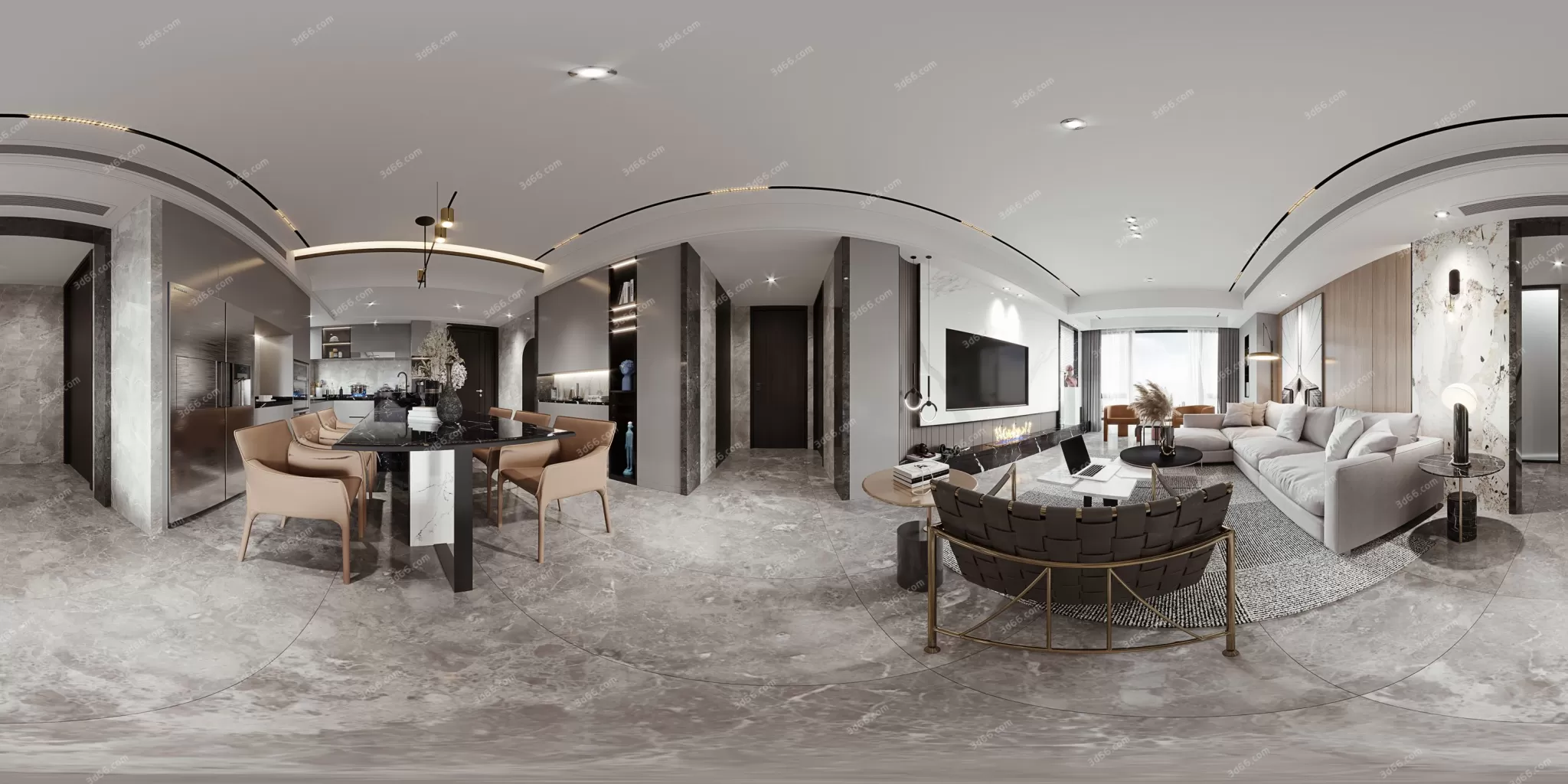 3DSKYFREE – HOME SCENES - HOME BLOCKS 3DS MAX MODELS