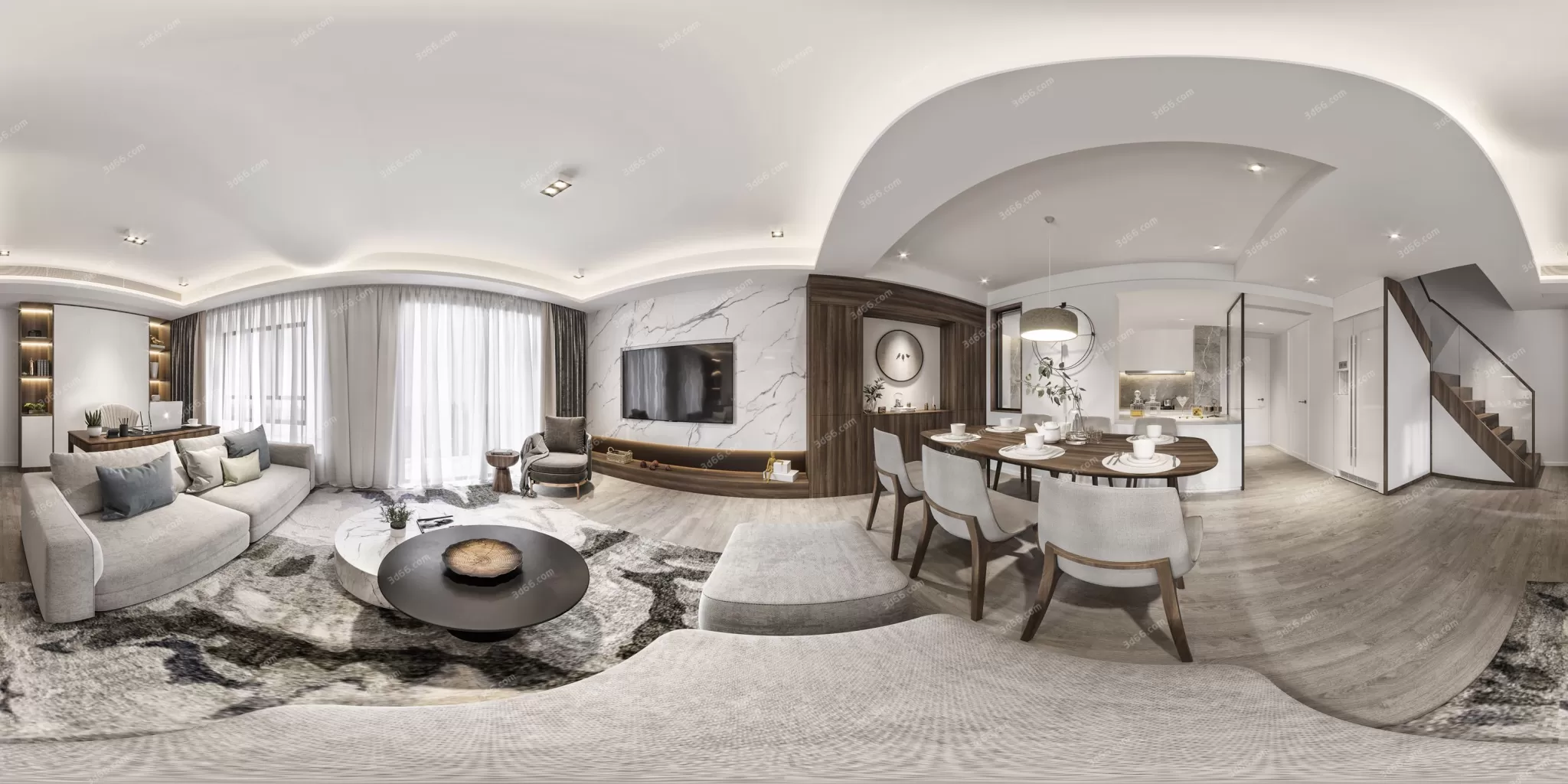 3DSKYFREE – HOME SCENES - HOME BLOCKS 3DS MAX MODELS