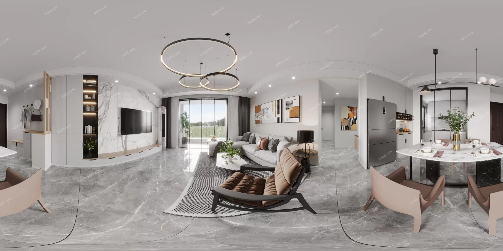 3DSKYFREE – HOME SCENES - HOME BLOCKS 3DS MAX MODELS