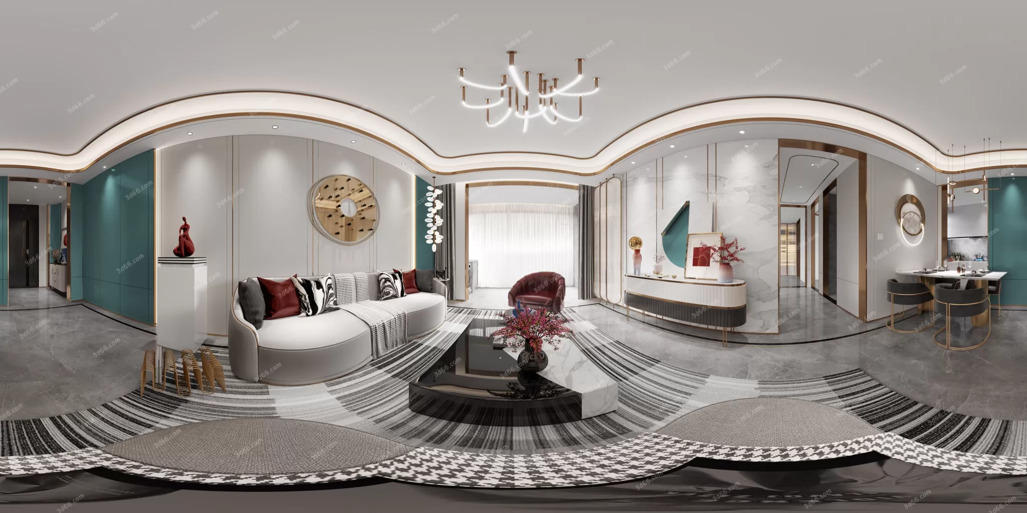 3DSKYFREE – HOME SCENES - HOME BLOCKS 3DS MAX MODELS