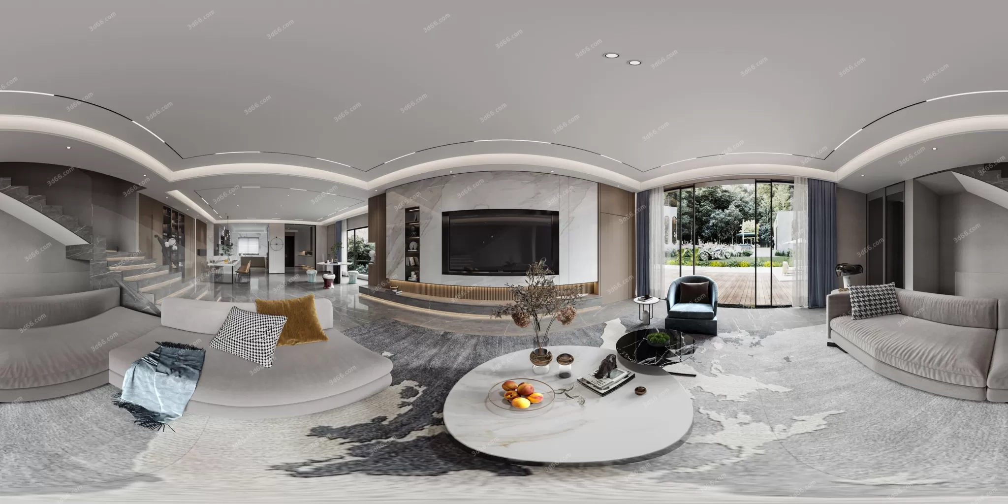 3DSKYFREE – HOME SCENES - HOME BLOCKS 3DS MAX MODELS