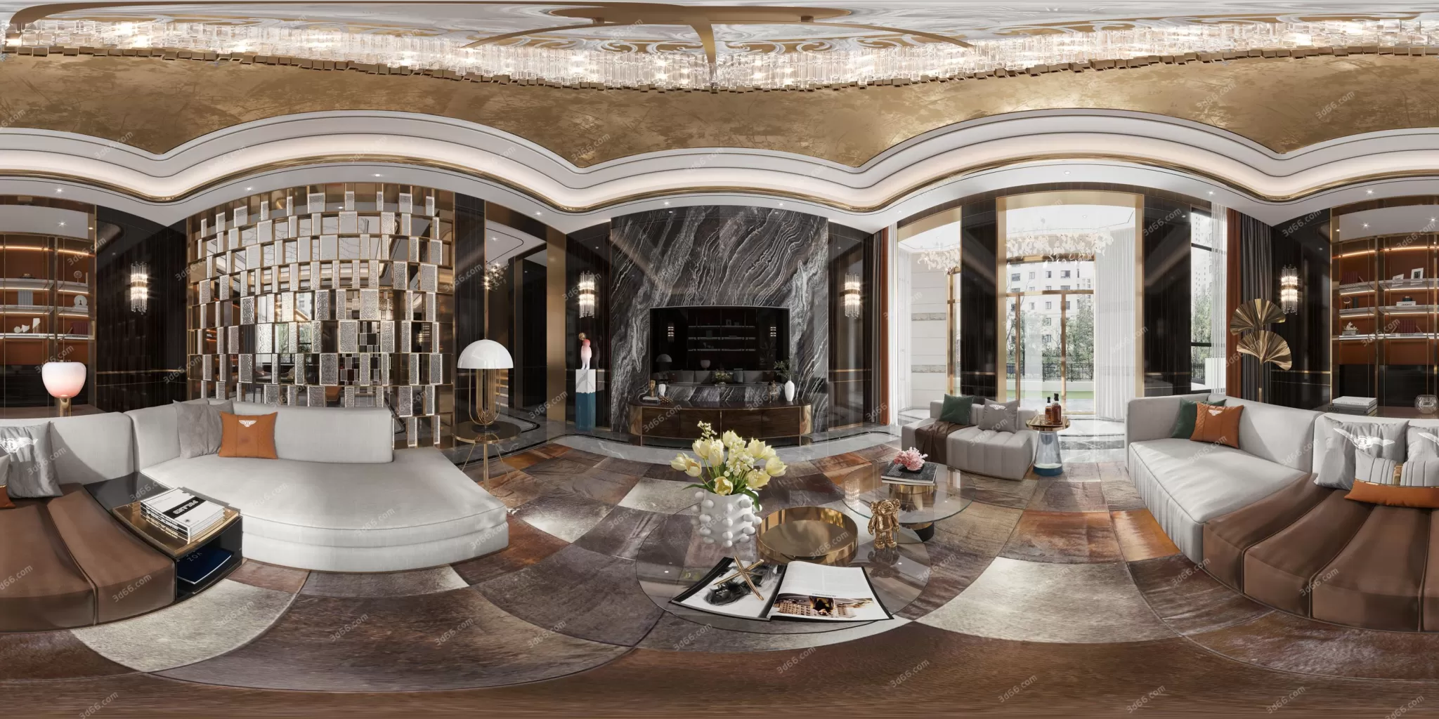 3DSKYFREE – HOME SCENES - HOME BLOCKS 3DS MAX MODELS