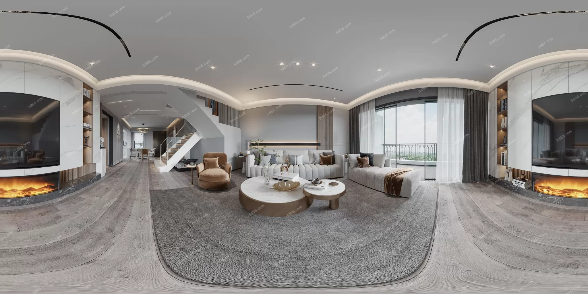 3DSKYFREE – HOME SCENES - HOME BLOCKS 3DS MAX MODELS