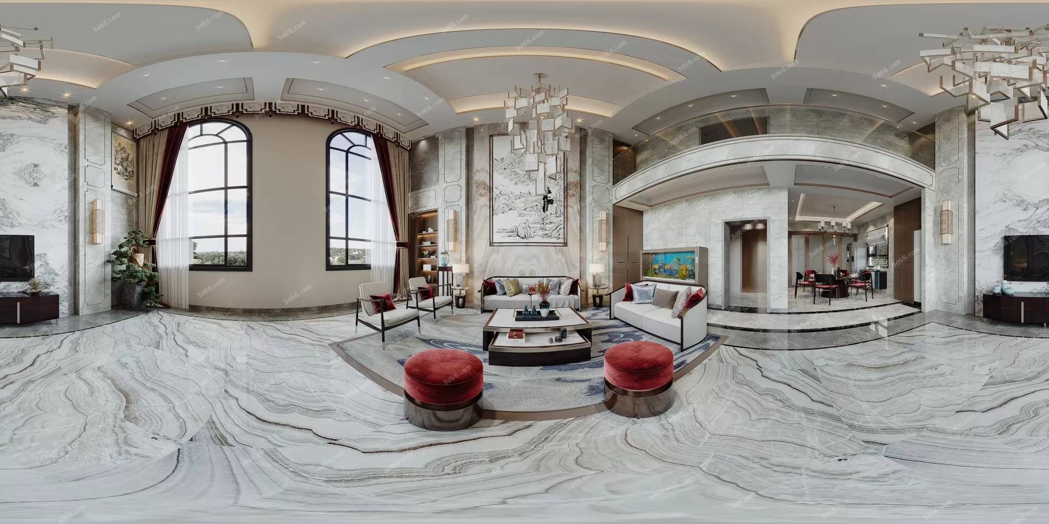 3DSKYFREE – HOME SCENES - HOME BLOCKS 3DS MAX MODELS