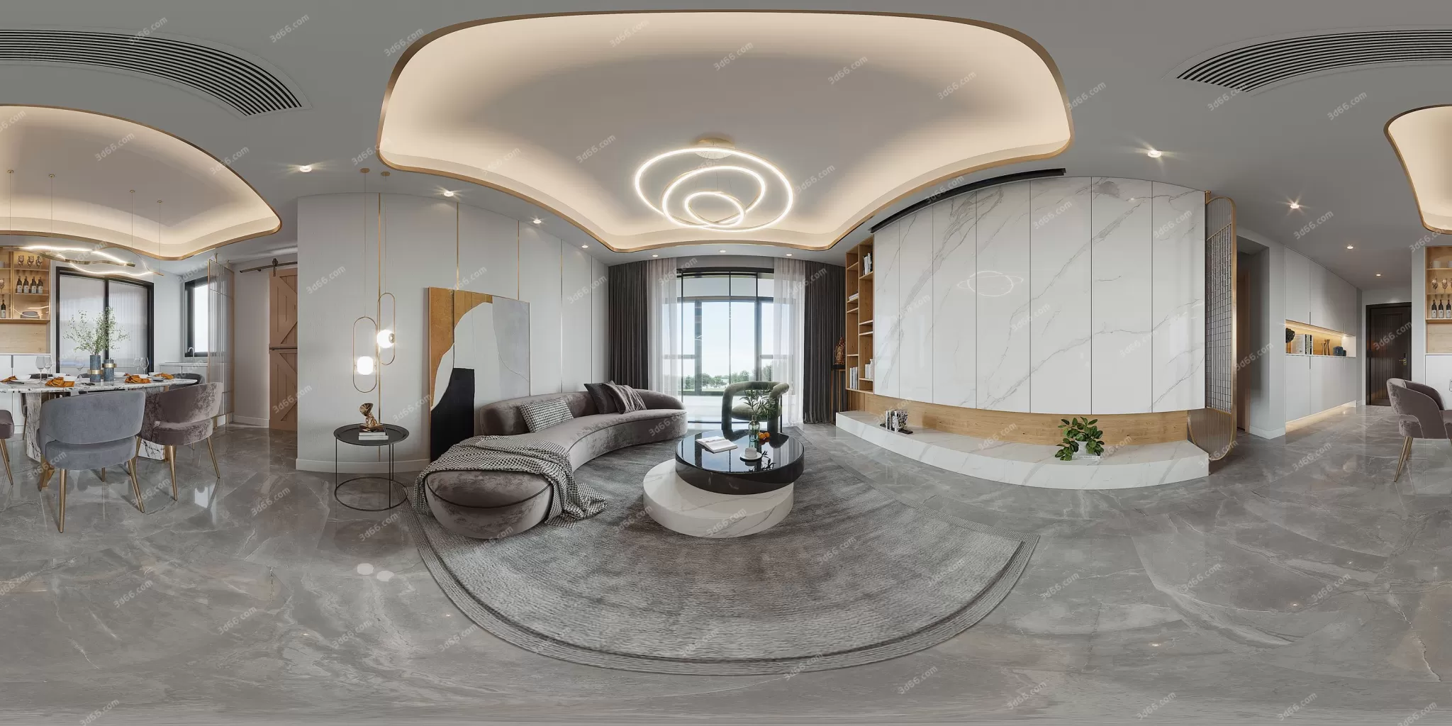 3DSKYFREE – HOME SCENES - HOME BLOCKS 3DS MAX MODELS