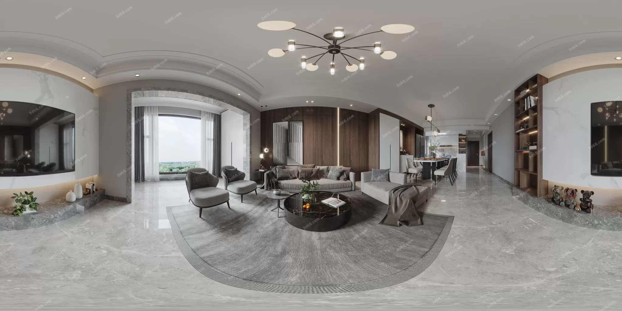 3DSKYFREE – HOME SCENES - HOME BLOCKS 3DS MAX MODELS