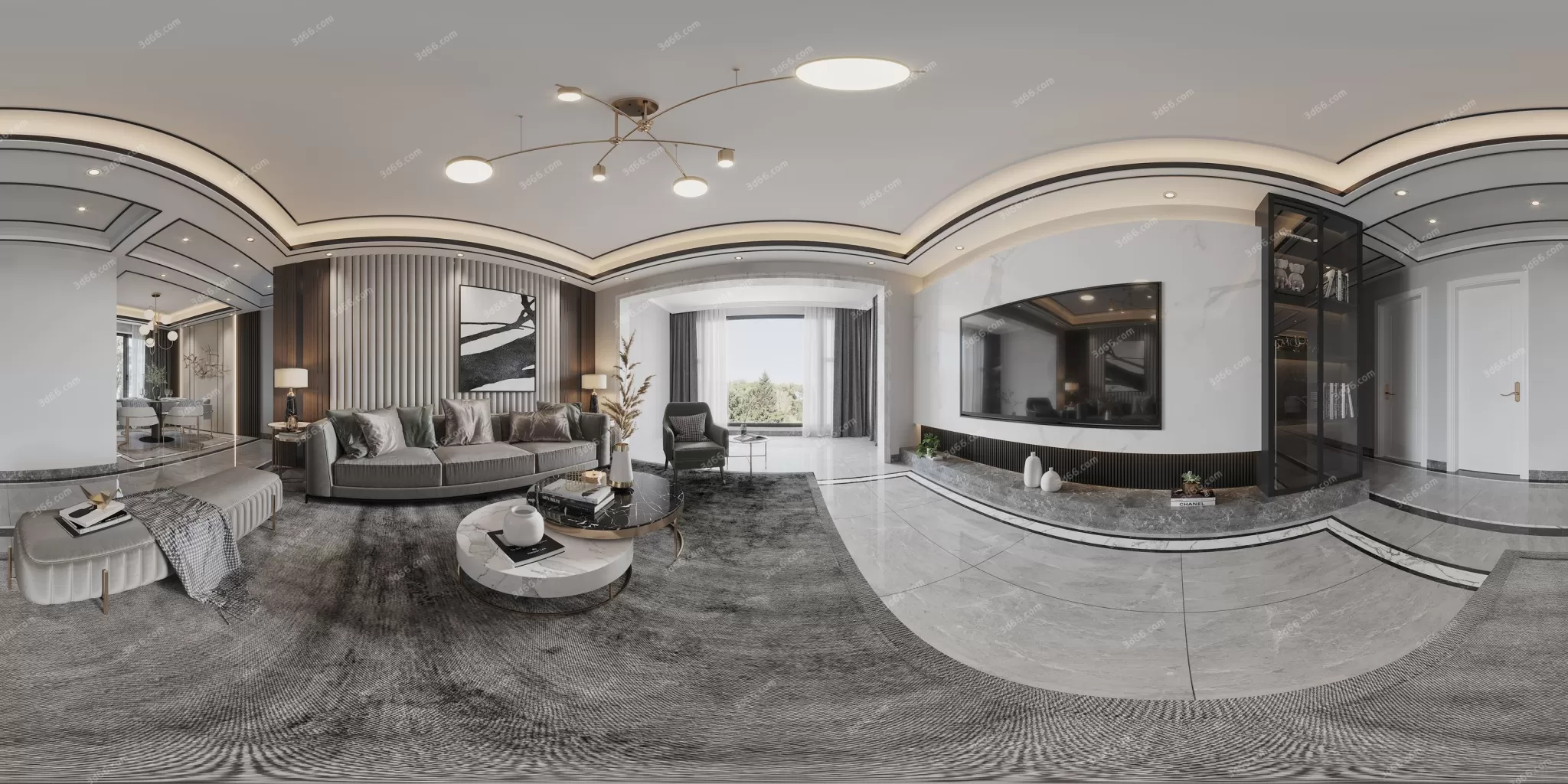 3DSKYFREE – HOME SCENES - HOME BLOCKS 3DS MAX MODELS