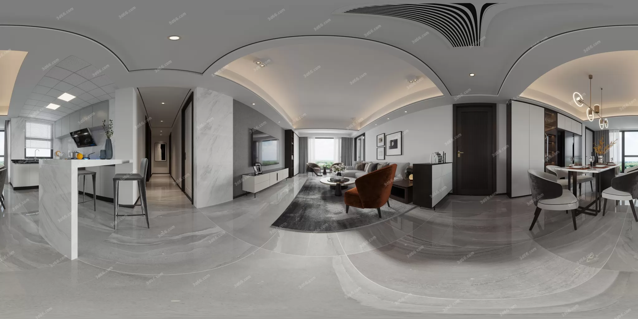 3DSKYFREE – HOME SCENES - HOME BLOCKS 3DS MAX MODELS