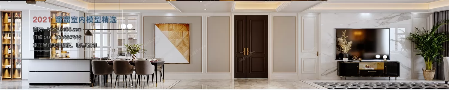 3DSKYFREE – HOME SCENES - HOME BLOCKS 3DS MAX MODELS