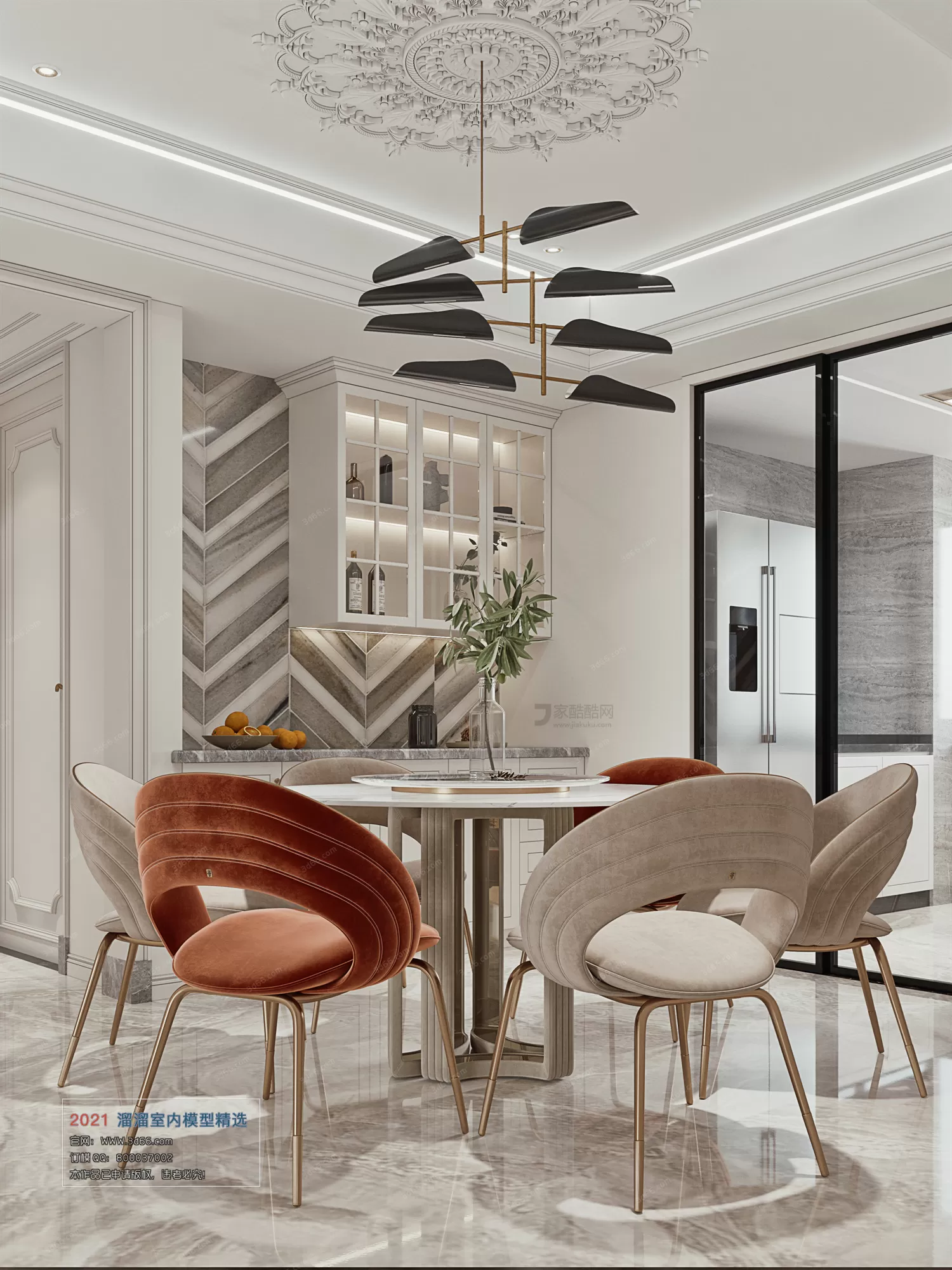 3DSKYFREE – HOME SCENES - HOME BLOCKS 3DS MAX MODELS