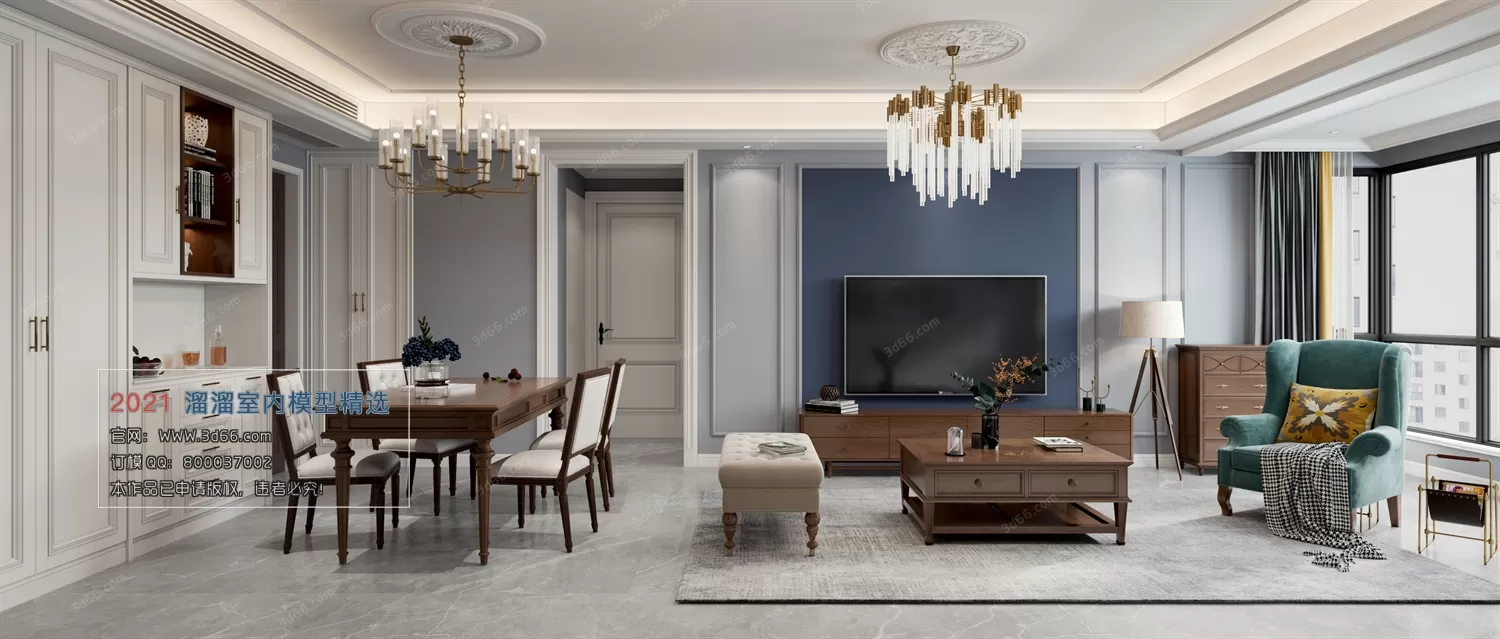 3DSKYFREE – HOME SCENES - HOME BLOCKS 3DS MAX MODELS