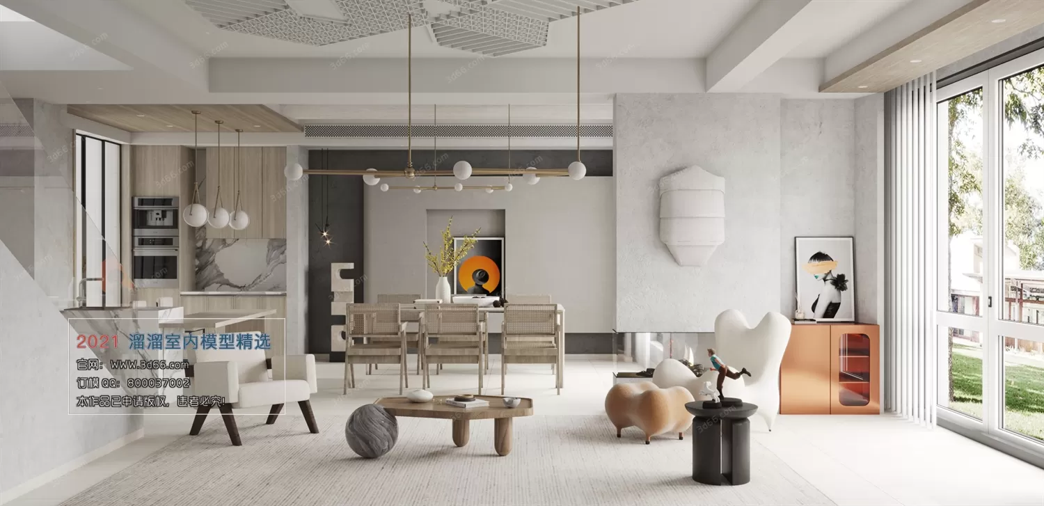 3DSKYFREE – HOME SCENES - HOME BLOCKS 3DS MAX MODELS