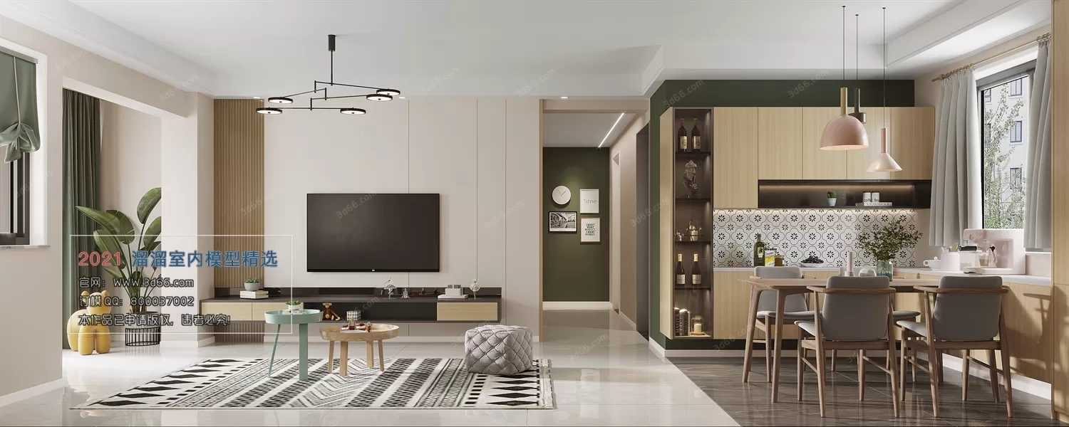 3DSKYFREE – HOME SCENES - HOME BLOCKS 3DS MAX MODELS