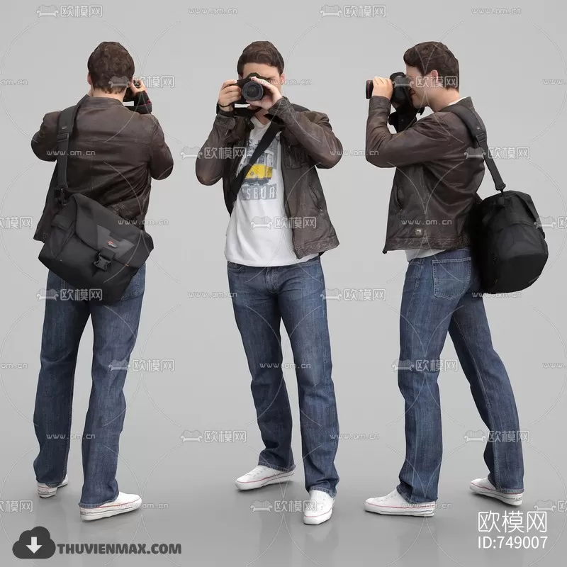 3DSKYFREE – HUMAN - PEOPLE 3DS MAX MODELS
