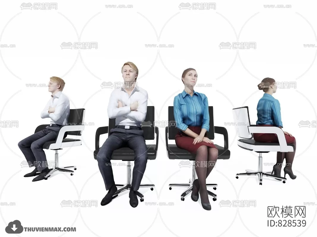 3DSKYFREE – HUMAN - PEOPLE 3DS MAX MODELS