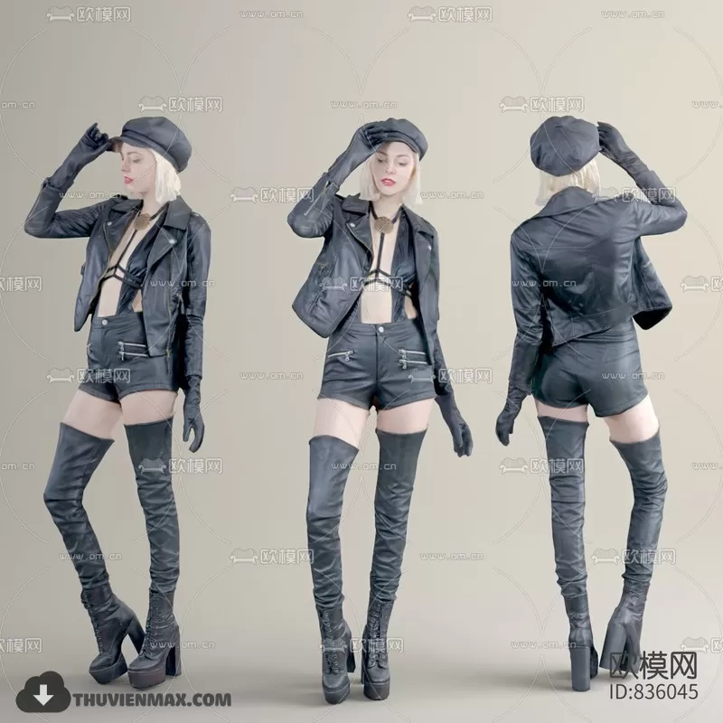 3DSKYFREE – HUMAN - PEOPLE 3DS MAX MODELS