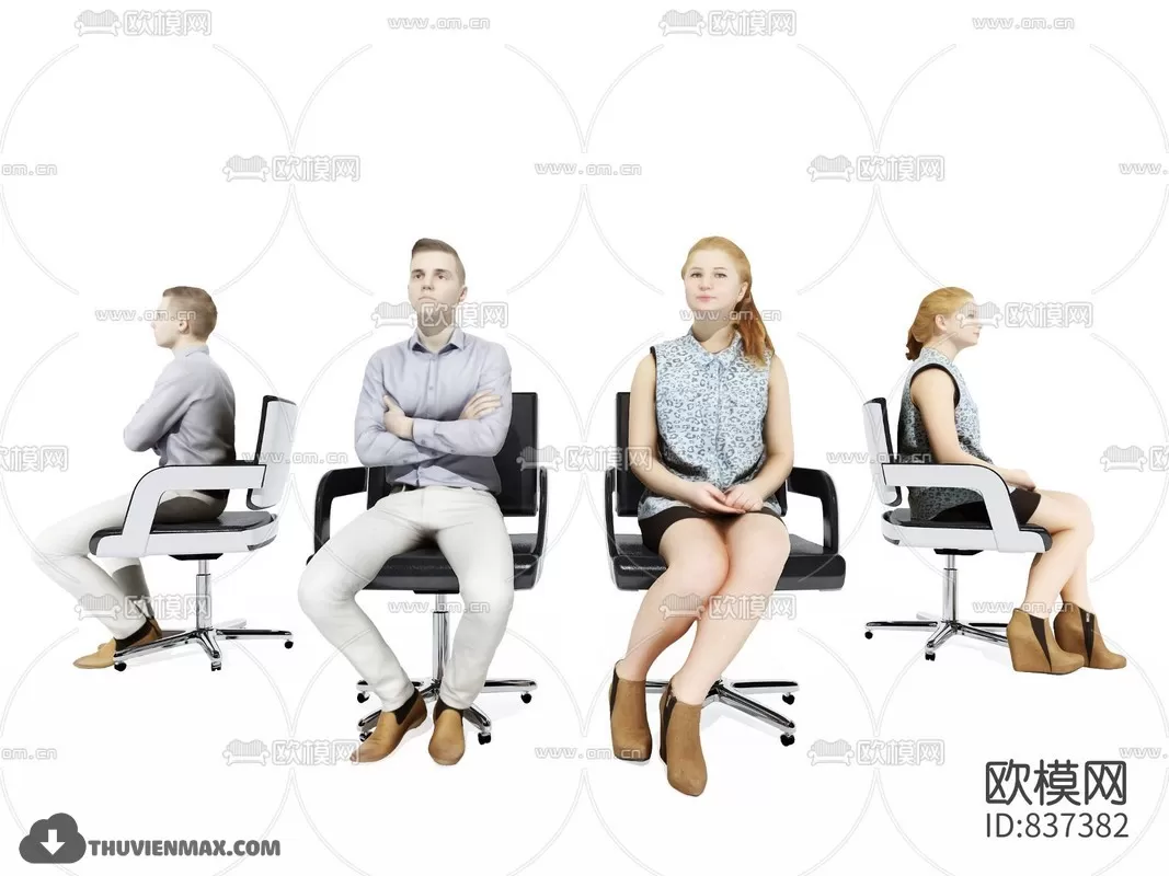 3DSKYFREE – HUMAN - PEOPLE 3DS MAX MODELS