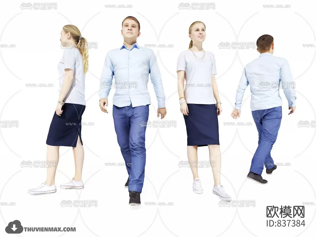 3DSKYFREE – HUMAN - PEOPLE 3DS MAX MODELS