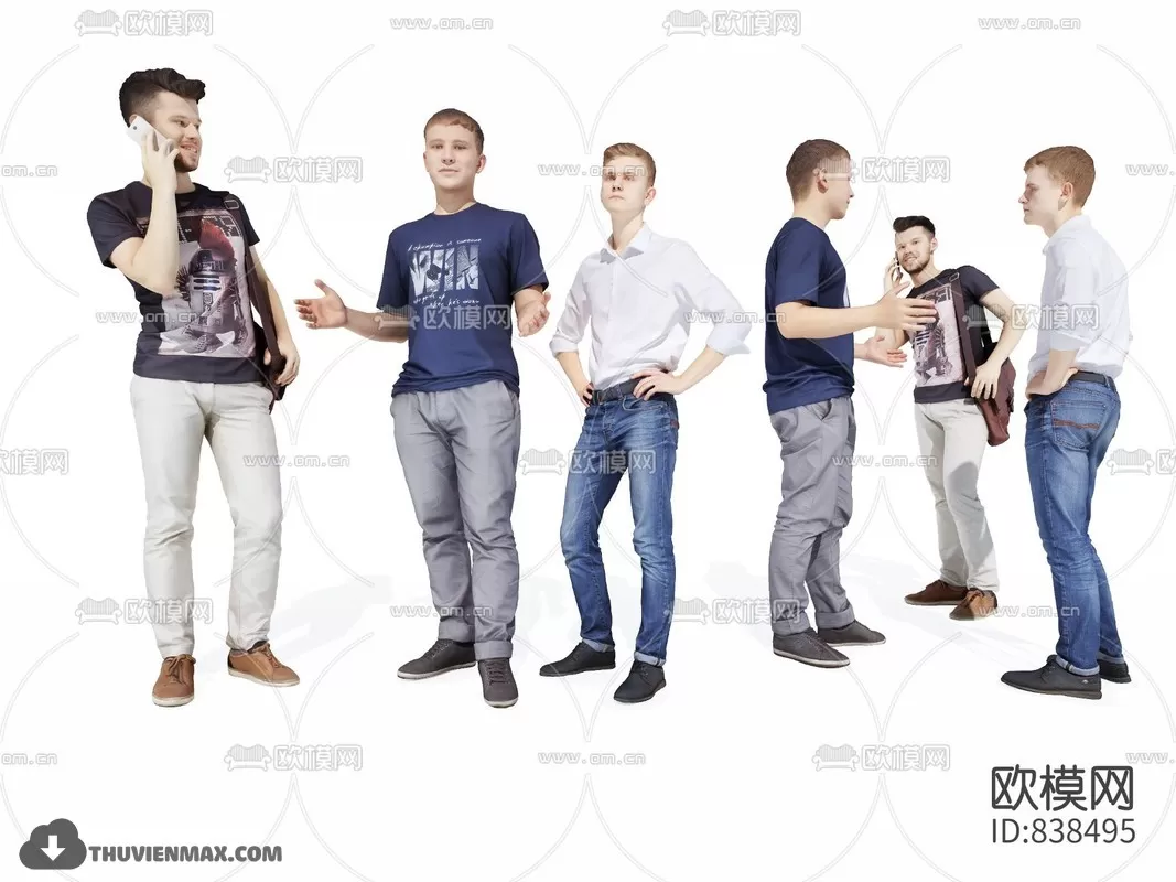 3DSKYFREE – HUMAN - PEOPLE 3DS MAX MODELS