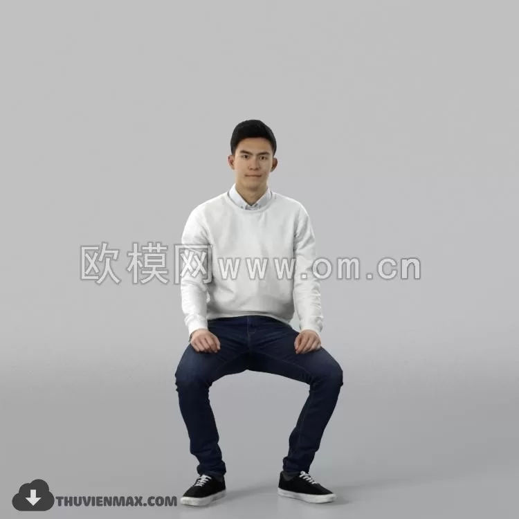 3DSKYFREE – HUMAN - PEOPLE 3DS MAX MODELS