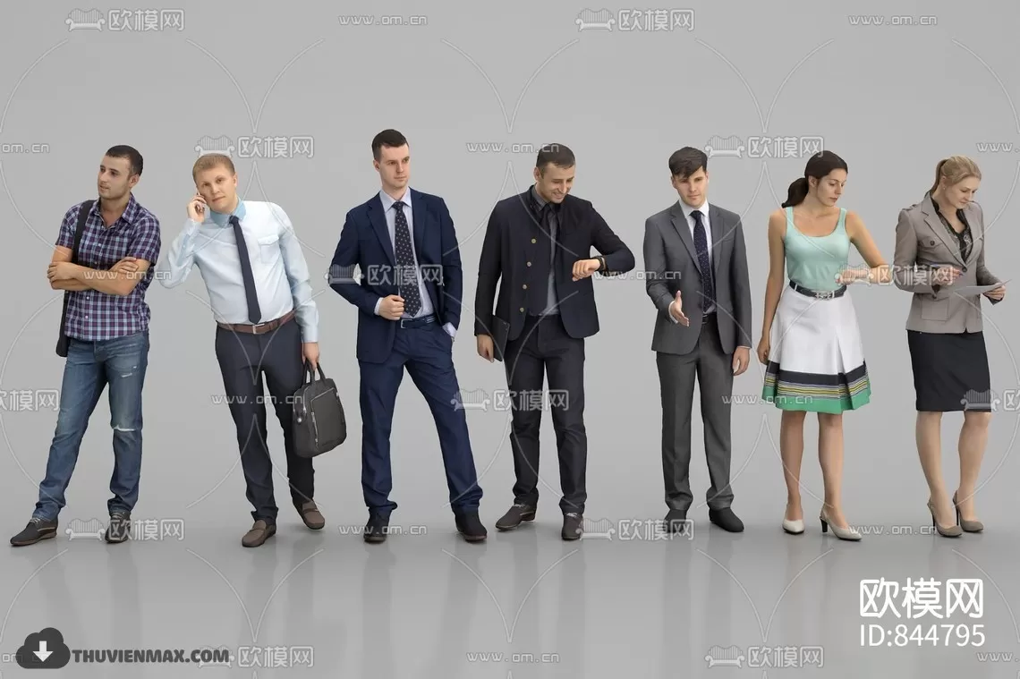 3DSKYFREE – HUMAN - PEOPLE 3DS MAX MODELS