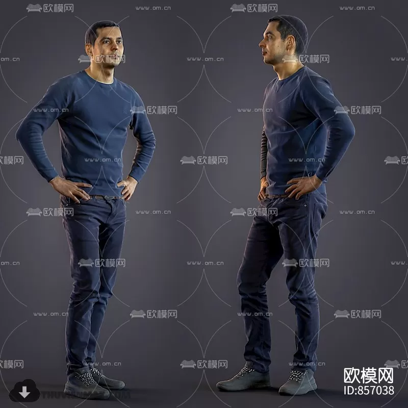 3DSKYFREE – HUMAN - PEOPLE 3DS MAX MODELS