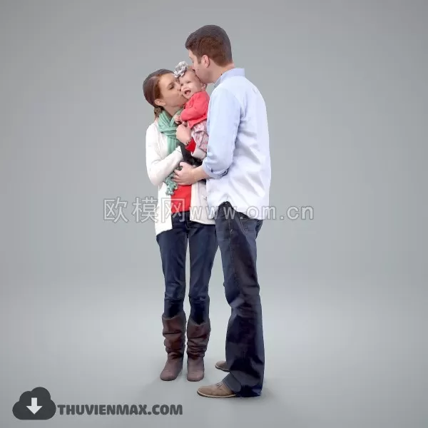 3DSKYFREE – HUMAN - PEOPLE 3DS MAX MODELS