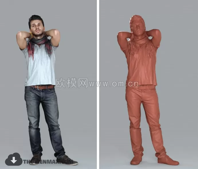 3DSKYFREE – HUMAN - PEOPLE 3DS MAX MODELS