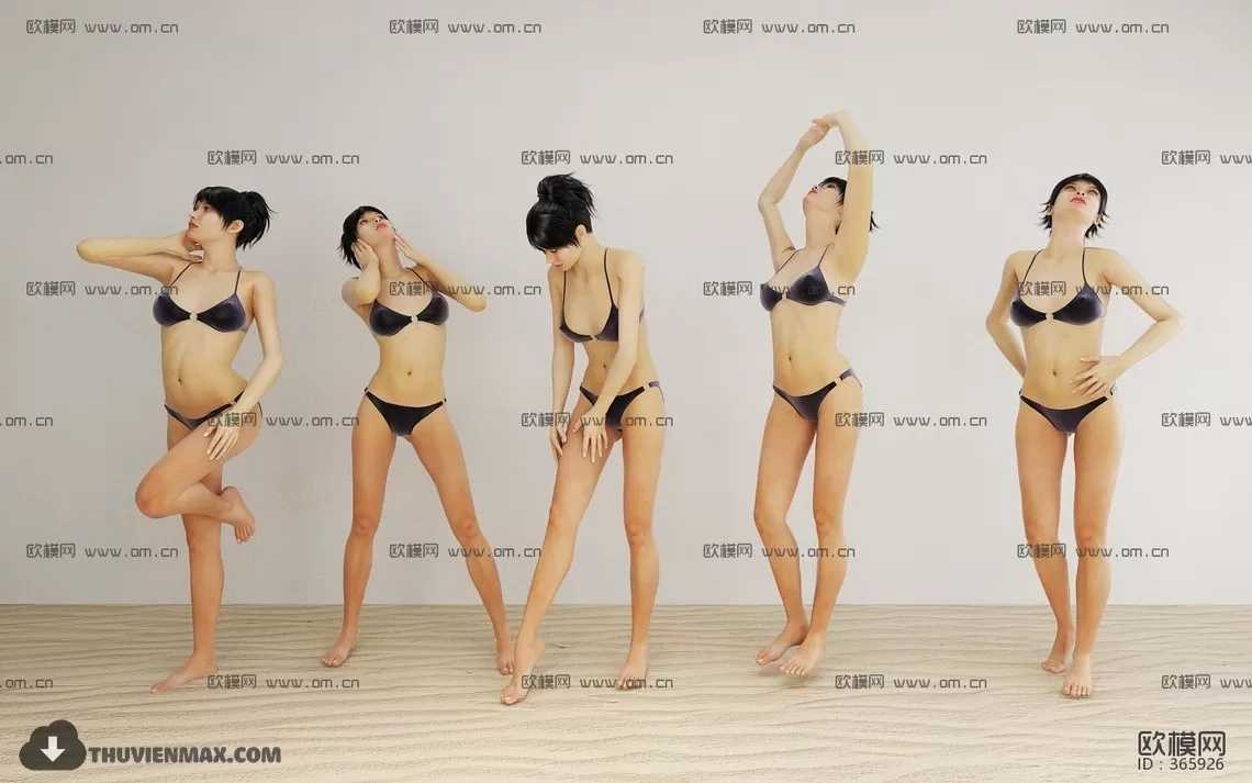 3DSKYFREE – HUMAN - PEOPLE 3DS MAX MODELS