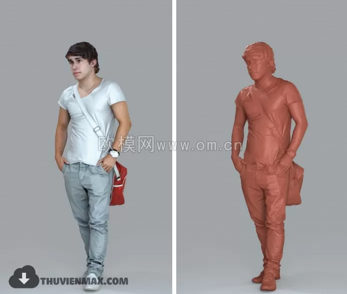 3DSKYFREE – HUMAN - PEOPLE 3DS MAX MODELS