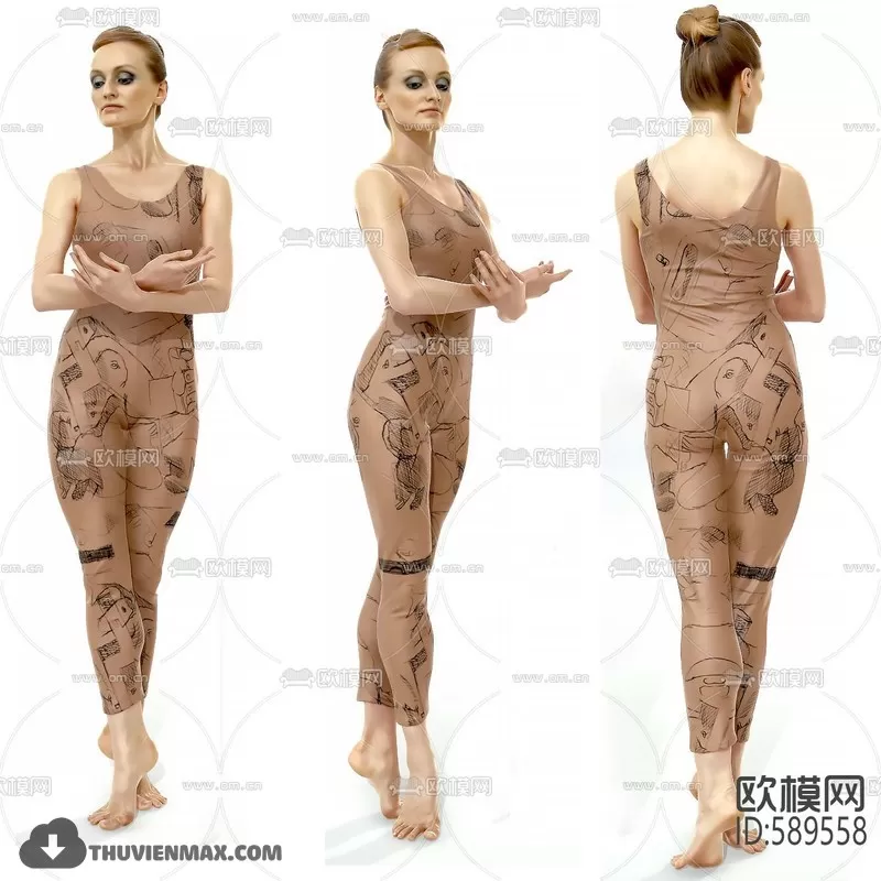 3DSKYFREE – HUMAN - PEOPLE 3DS MAX MODELS