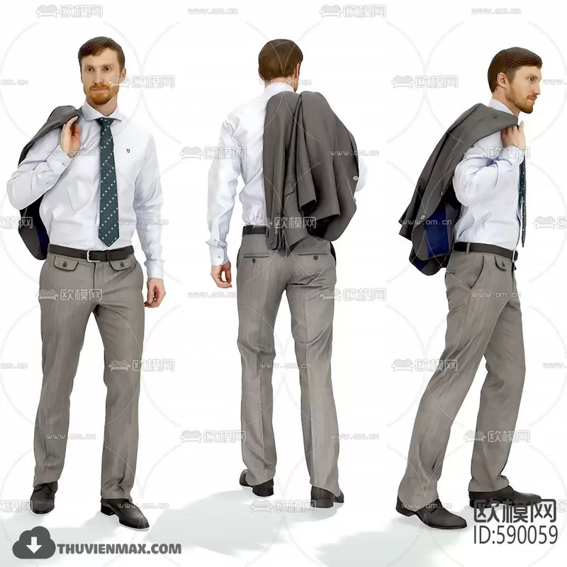 3DSKYFREE – HUMAN - PEOPLE 3DS MAX MODELS