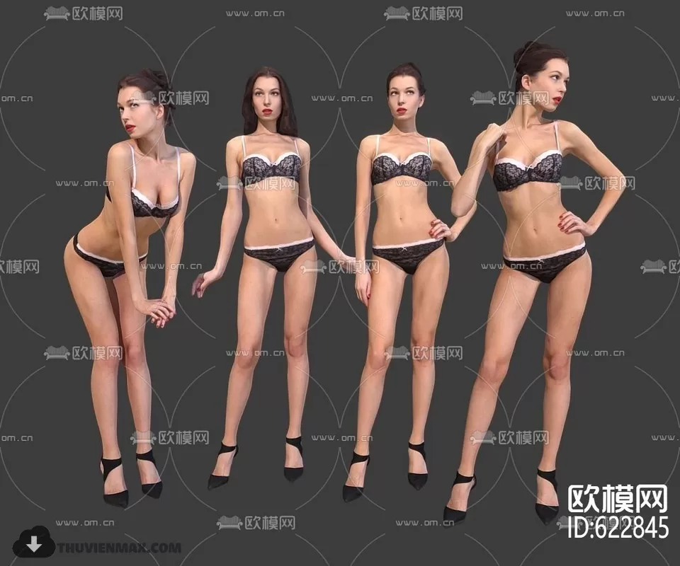 3DSKYFREE – HUMAN - PEOPLE 3DS MAX MODELS