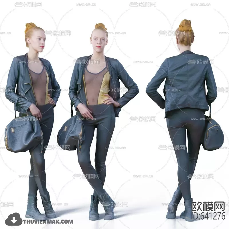 3DSKYFREE – HUMAN - PEOPLE 3DS MAX MODELS