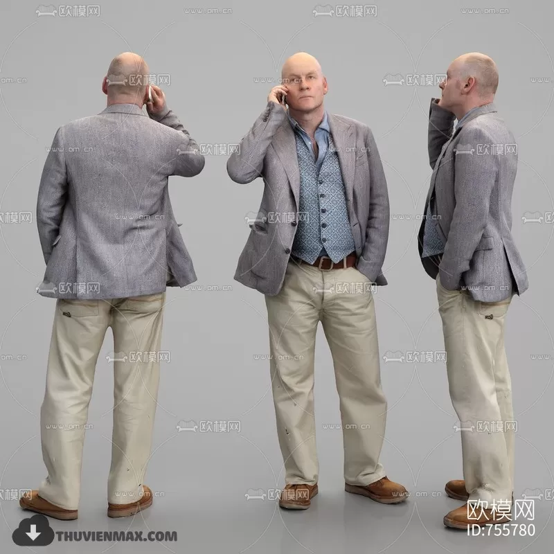 3DSKYFREE – HUMAN - PEOPLE 3DS MAX MODELS