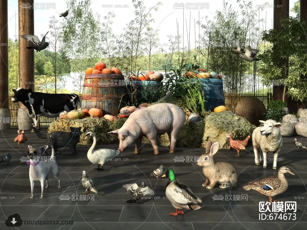 3DSKYFREE – HUMAN - PEOPLE 3DS MAX MODELS