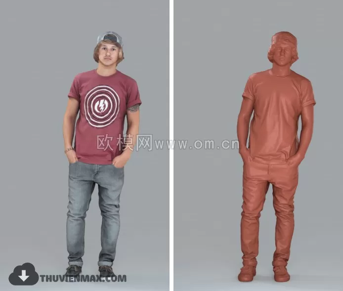 3DSKYFREE – HUMAN - PEOPLE 3DS MAX MODELS