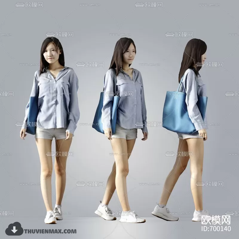 3DSKYFREE – HUMAN - PEOPLE 3DS MAX MODELS