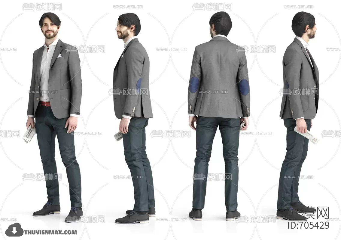 3DSKYFREE – HUMAN - PEOPLE 3DS MAX MODELS