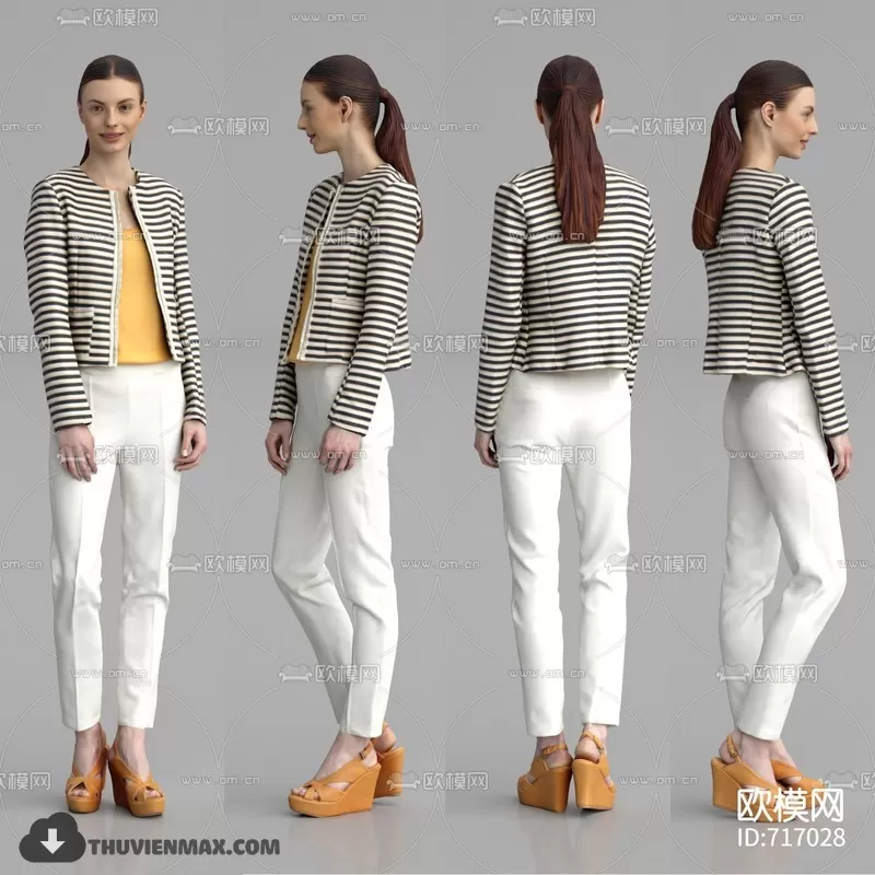 3DSKYFREE – HUMAN - PEOPLE 3DS MAX MODELS