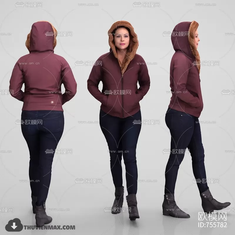 3DSKYFREE – HUMAN - PEOPLE 3DS MAX MODELS