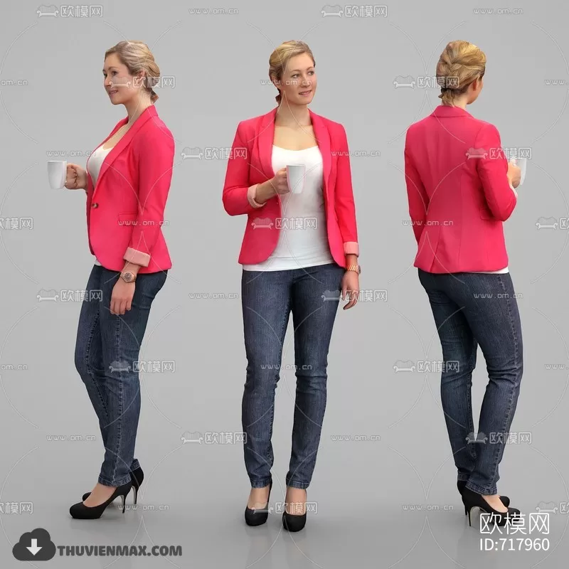 3DSKYFREE – HUMAN - PEOPLE 3DS MAX MODELS