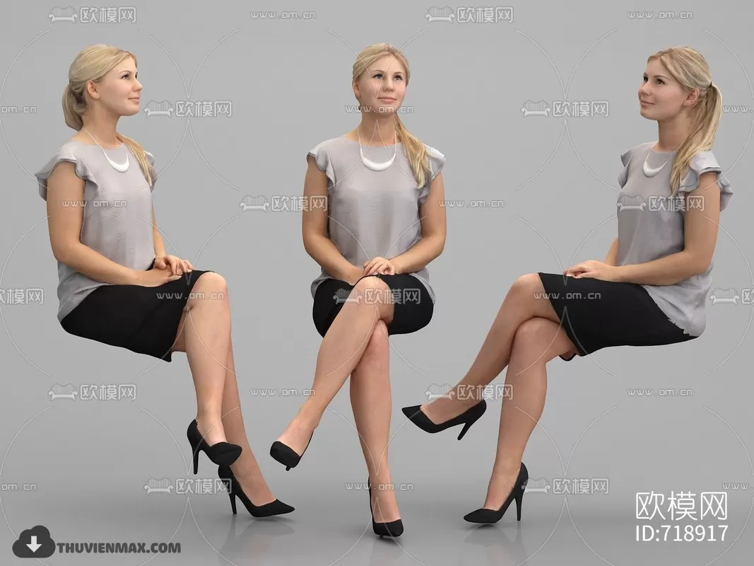 3DSKYFREE – HUMAN - PEOPLE 3DS MAX MODELS