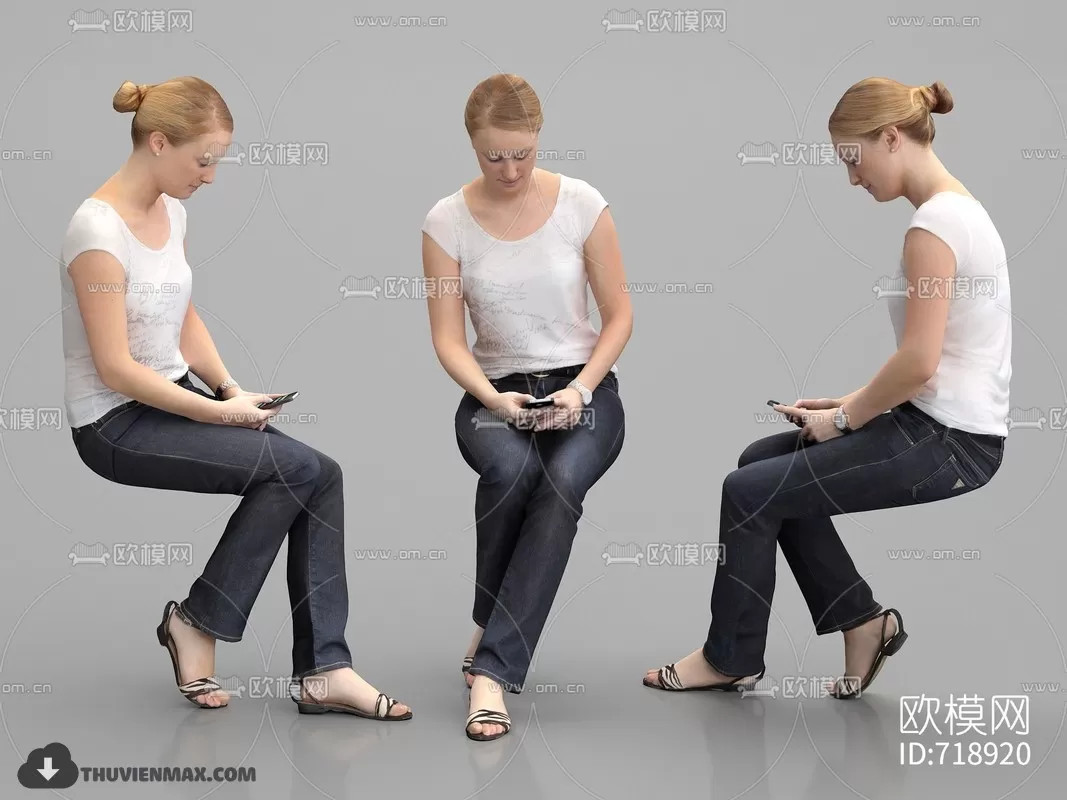 3DSKYFREE – HUMAN - PEOPLE 3DS MAX MODELS