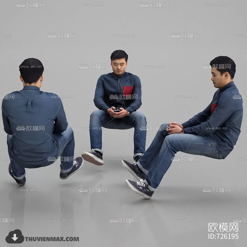 3DSKYFREE – HUMAN - PEOPLE 3DS MAX MODELS