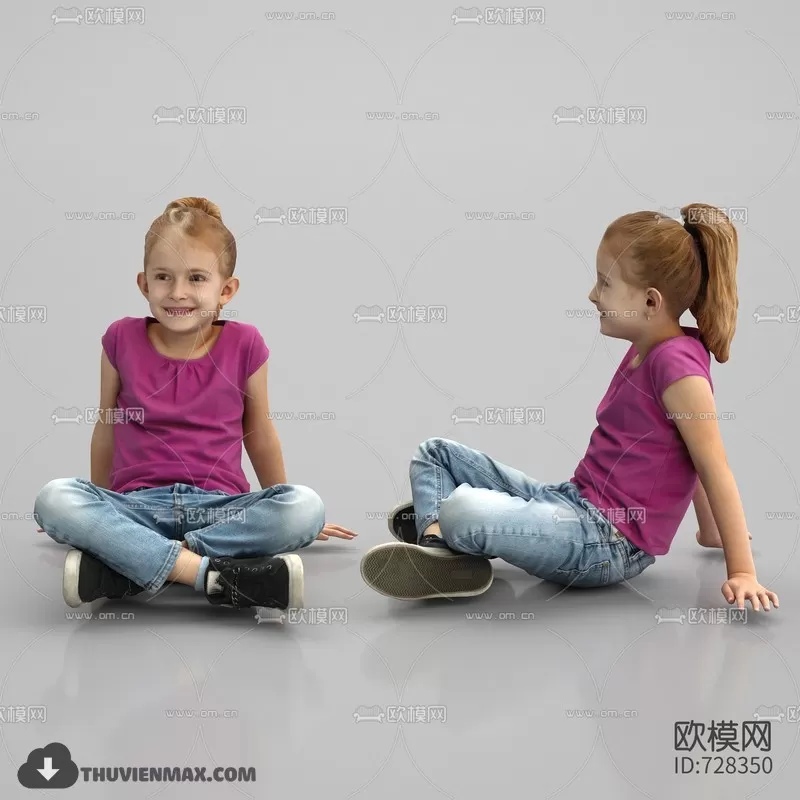 3DSKYFREE – HUMAN - PEOPLE 3DS MAX MODELS